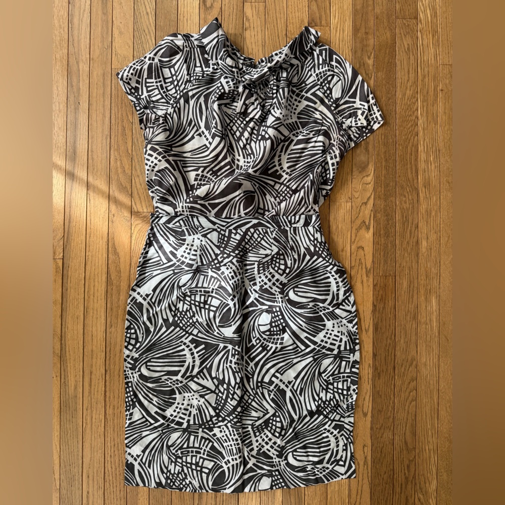 1950s/60s VINTAGE VOLUP ABSTRACT TOP & SKIRT SET XL